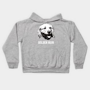 Golden Retriever Mom Retriever Design Kids Hoodie